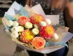 Магазин цветов Malina фото - доставка цветов и букетов